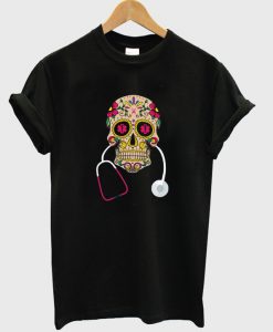 skull medical t-shirt