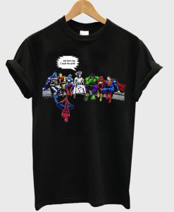 jesus super heroes t-shirt