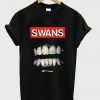 swans teeth t-shirt