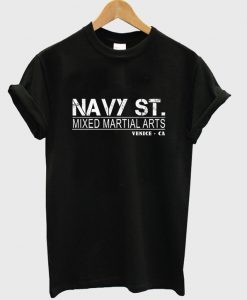 navy st mixed martial arts t-shirt