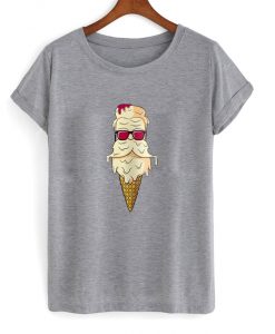 ice cream beard t-shirt