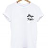 dogs over people t-shirt