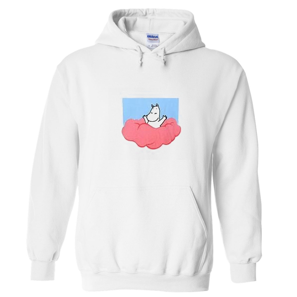 moomin on clouds hoodie