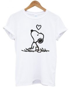 snoopy love t-shirt