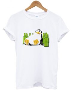 drunk pinguin t-shirt