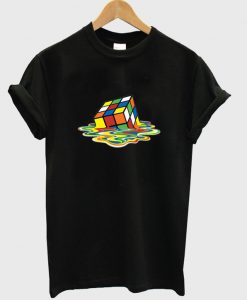 melted rubix cube t-shirt