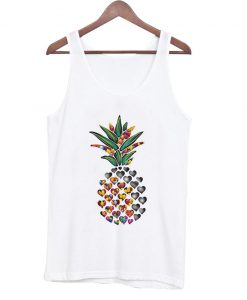 pineapple heart tank top