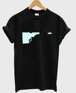 idaho tree gun t-shirt