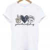 peace love fishing t-shirt