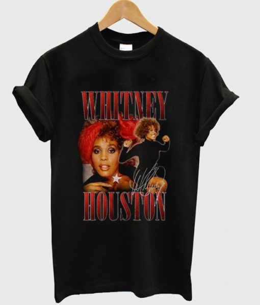 whitney houston t-shirt