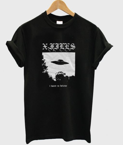 X-Files I want to believe t-shirt