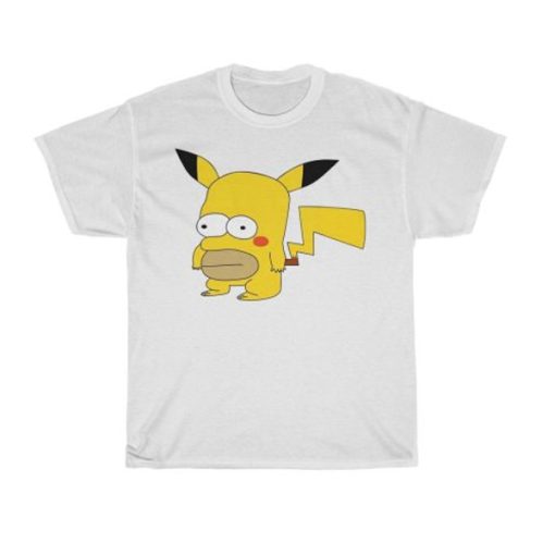 Homer Pikachu Funny T-Shirt