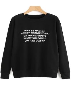 Slogan Print Sweatshirt