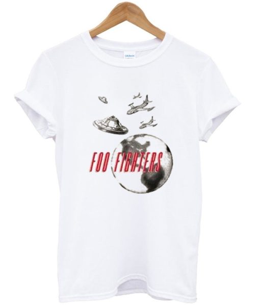 Foo Fighters Ufo Planes T Shirt 8529